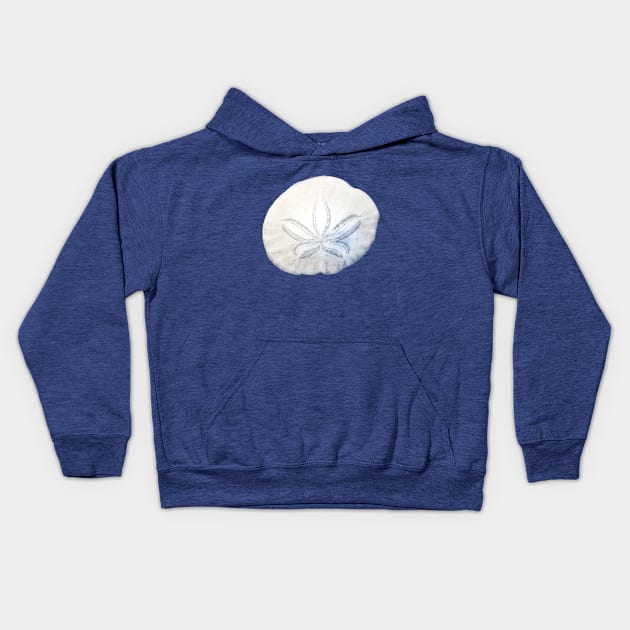 Sand Dollar Photo Kids Hoodie by DeniseBruchmanPhotography